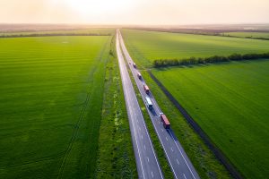 avoid having to fly over busy highways