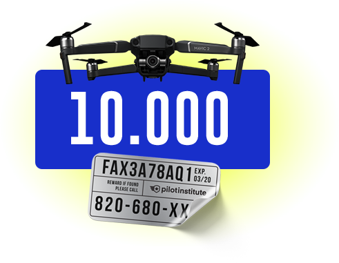 Free drone registration stickers