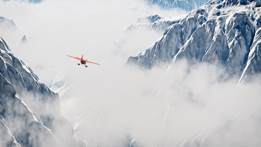 airplane-snow