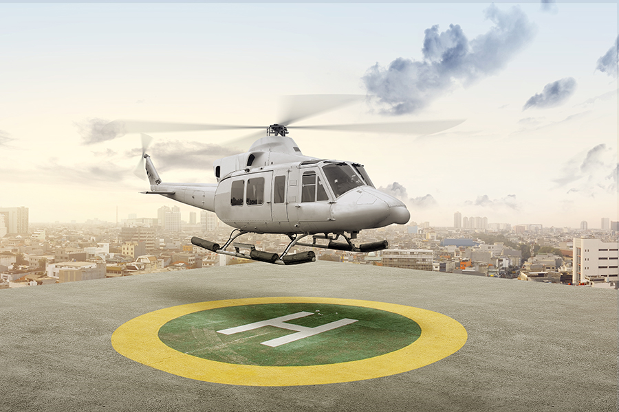 Helicopter-Take-offs