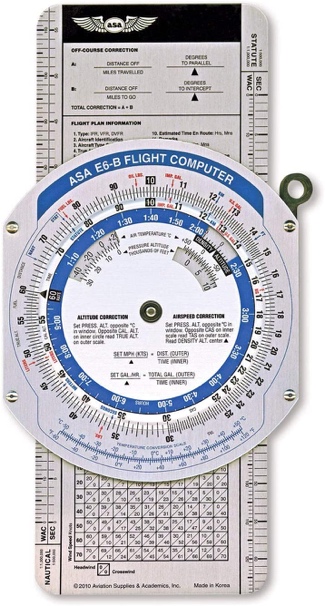 ASA Color E6B Flight Computer