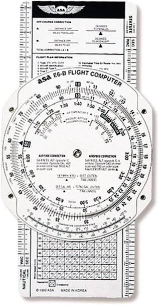 ASA E6B Paper Flight Computer