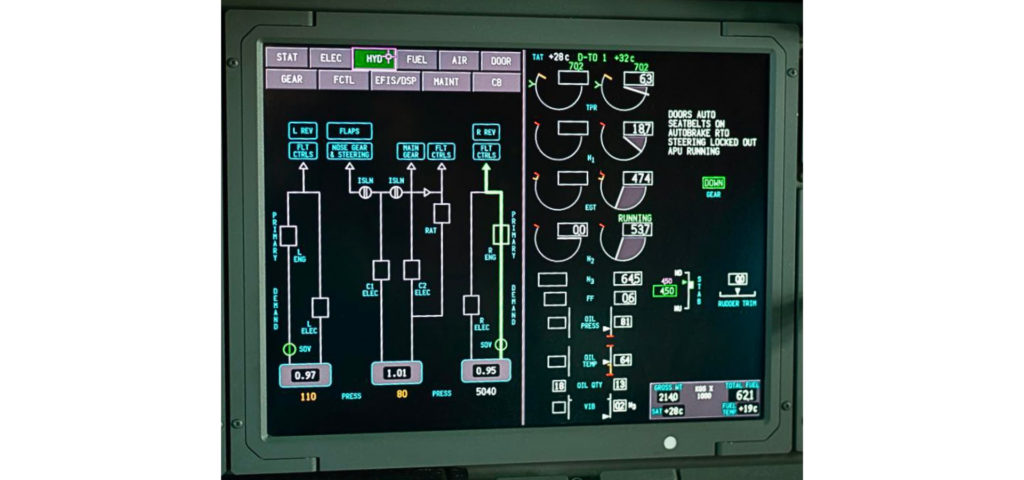 Engine Indicating and Crew Alerting System (EICAS)