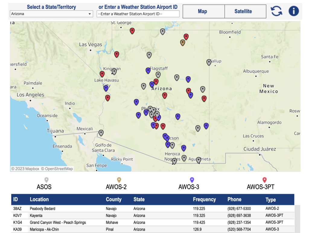 FAA ASOS_AWOS directory