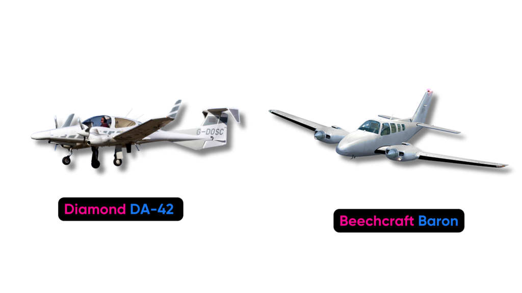 Diamond DA-42 vs. Beechcraft Baron