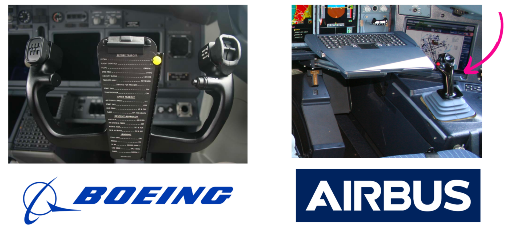 airbus vs boeing controls